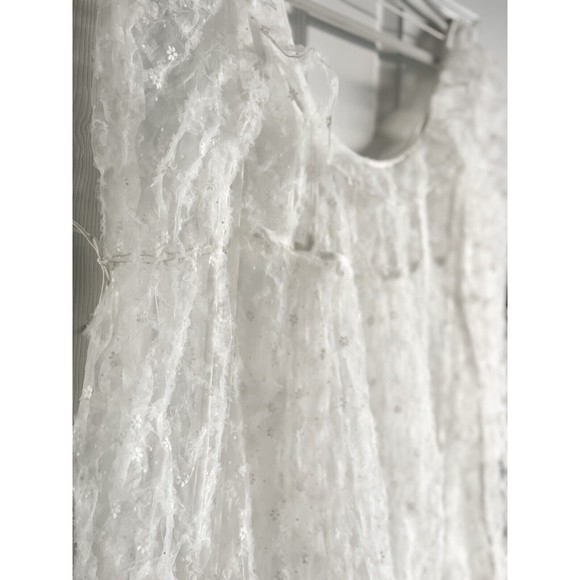 For Love & Lemons Kalea Sheath Midi Dress Women's Small Boho Wedding Bridal - Picture 7 of 14